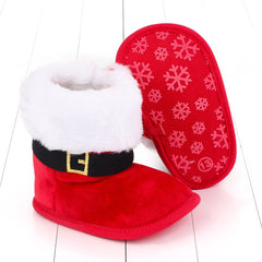 Christmas Cotton Toddler Boots