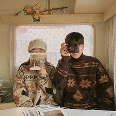 Knit Sweater Couple Outfit