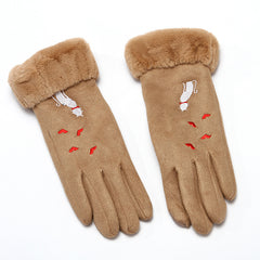 Women's Winter Suede Gloves