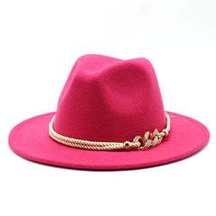 Women's British Style Fedora Hat