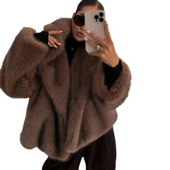 Plush Coat Fur Women's Clothing