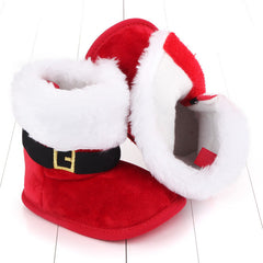 Christmas Cotton Toddler Boots