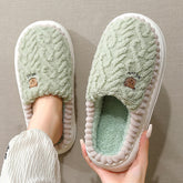 Men’s Winter Thermal Cotton Slippers