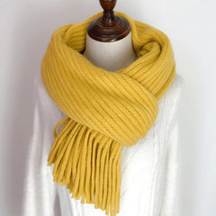 Students Thickened Warm Scarves