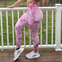 Tie-Dye Push-Up Leggings