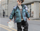 Kids Thick White Duck Down Jacket