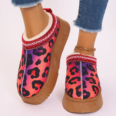 Christmas Print Ankle Boots