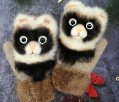 Cartoon Animal Warm Mittens