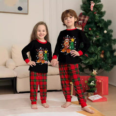 Christmas Deer Plaid Family Dress