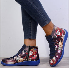 Women’s Leather Christmas Boots