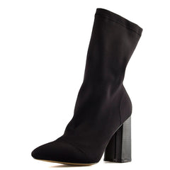 Thick Heel Sock Boots Ankle Boots