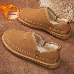 V-Cut Fleece Snow Boots