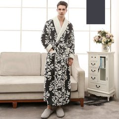 Thickened Flannel Nightgown