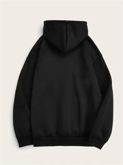Hooded Pullover Sweatshirt with Kangaroo Pockets