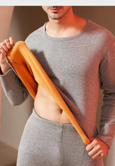 Men's Plush Thermal Underwear Suit