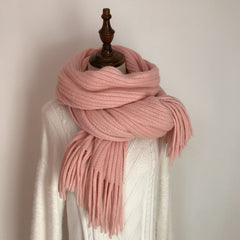 Students Thickened Warm Scarves