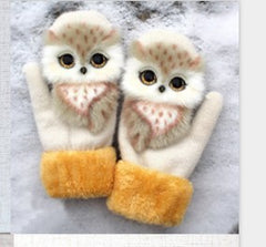 Cartoon Animal Warm Mittens