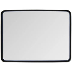 Rectangular Wall Mount Bathroom Mirror with Solid Steel Frame