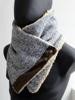 Woolen Men's Scarf with Plush Print