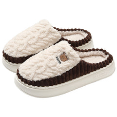 Men’s Winter Thermal Cotton Slippers