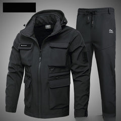 Winter Fleece-Lined Warm Waterproof Camouflage Clothing