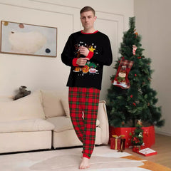 Christmas Deer Plaid Family Dress