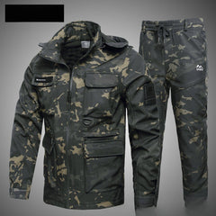 Winter Fleece-Lined Warm Waterproof Camouflage Clothing