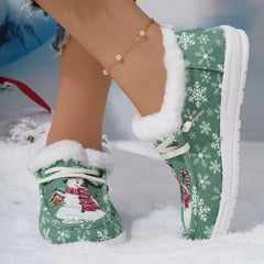 Christmas Short Snow Boots for Women