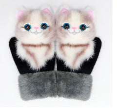 Cartoon Animal Warm Mittens