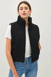 Turtleneck Puffer Vest