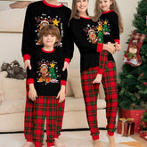Christmas Deer Plaid Family Dress