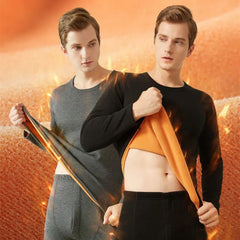 Men's Plush Thermal Underwear Suit
