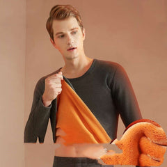 Men's Plush Thermal Underwear Suit