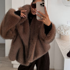 Plush Coat Fur Women's Clothing