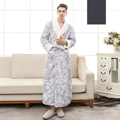 Thickened Flannel Nightgown