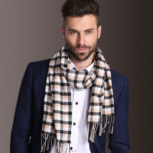 Europe Fashion Shawl Scarves for Men