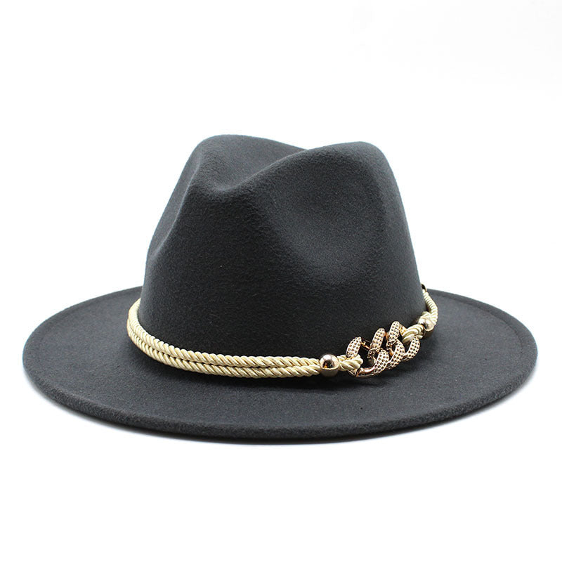 Women's British Style Fedora Hat