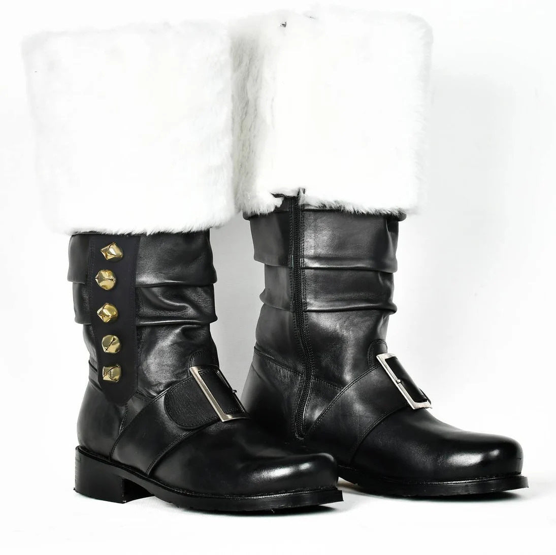 Christmas Old Man Leather Boots