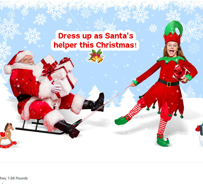 Christmas Hat Dress Suit