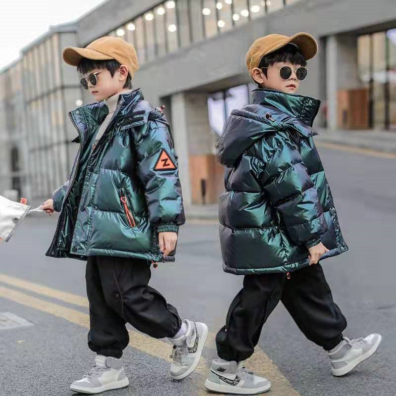 Kids Thick White Duck Down Jacket