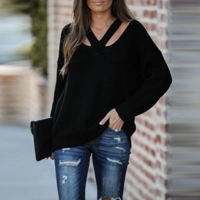 Winter Solid Knitwear for Women
