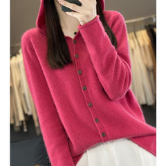 Wool Women's Cardigan Sweater