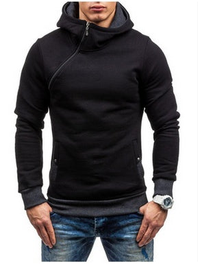 Men's Stand Collar Sweater Coat
