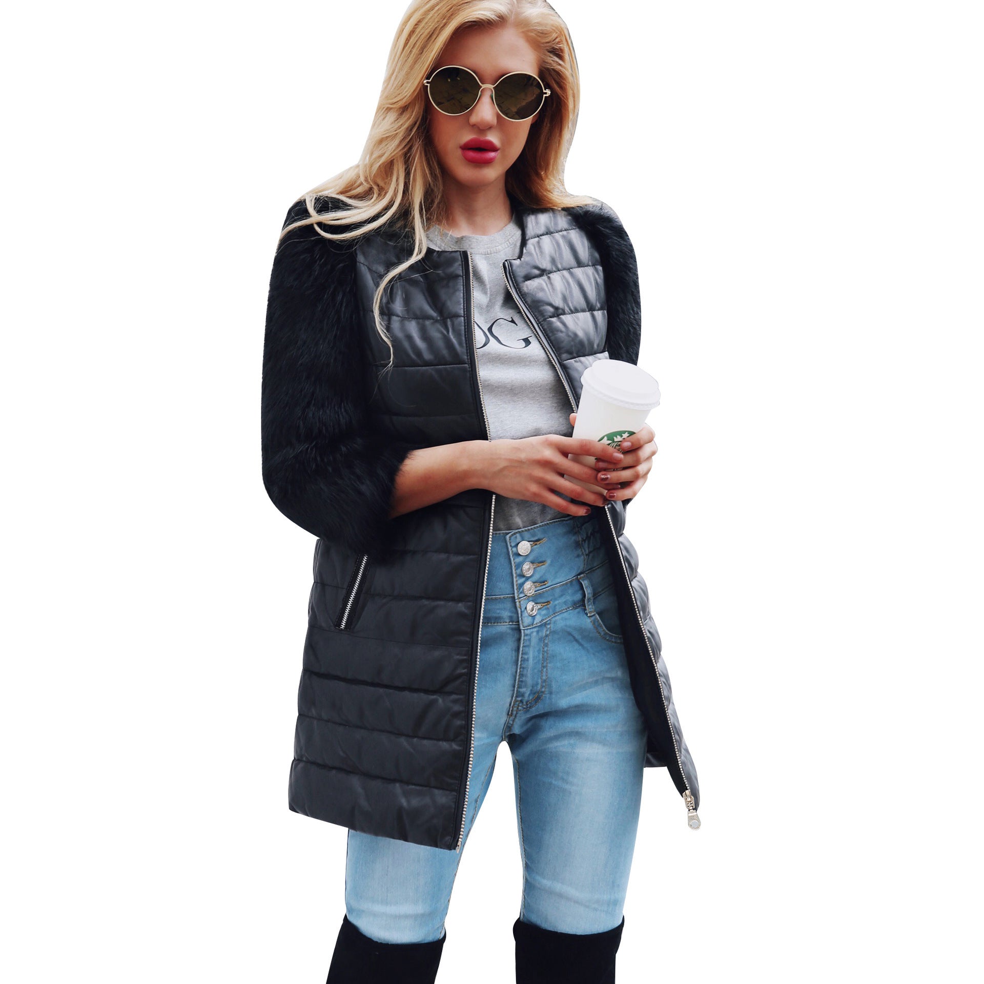 Winter PU Jacket for Women