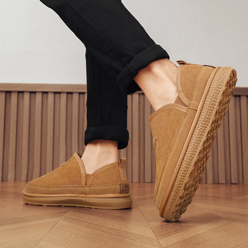 V-Cut Fleece Snow Boots
