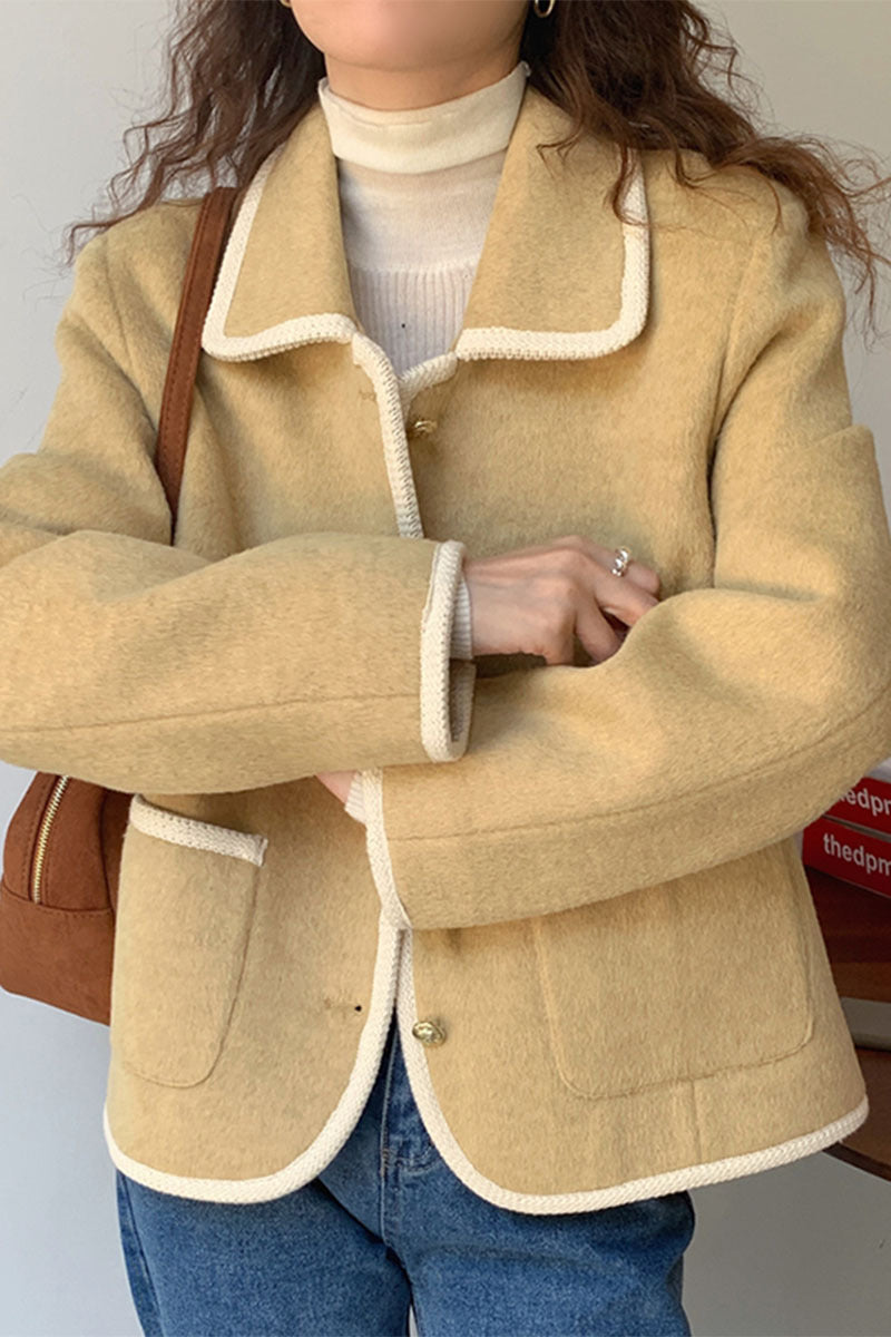 Bezel Trim Chic Loose Jacket
