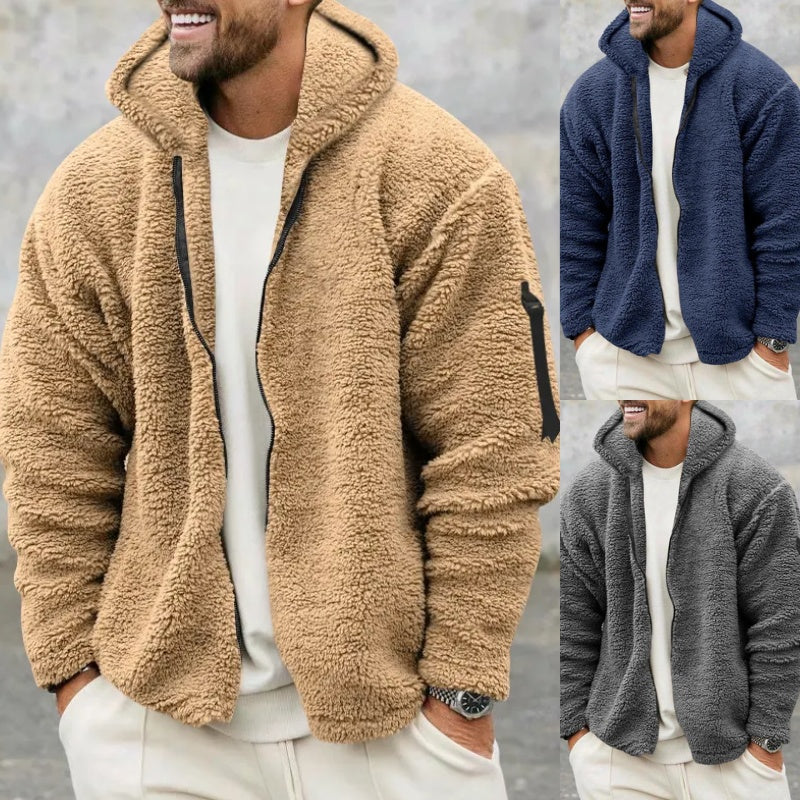 Wear Warm Coat with Zipper