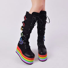 High Heel Thick Sole High Boots
