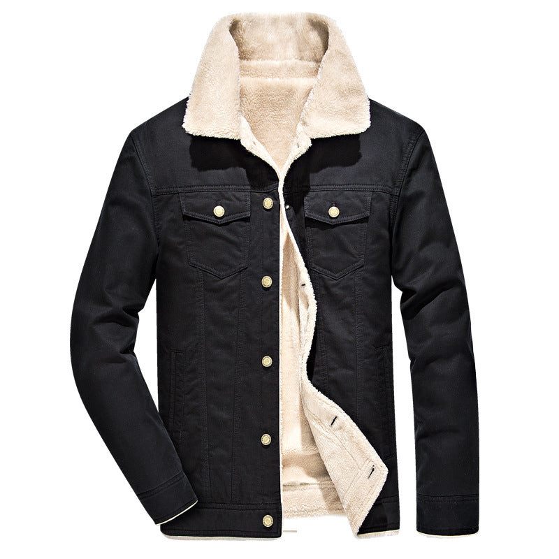Velvet Thick Denim Jacket