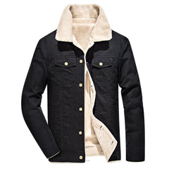 Velvet Thick Denim Jacket